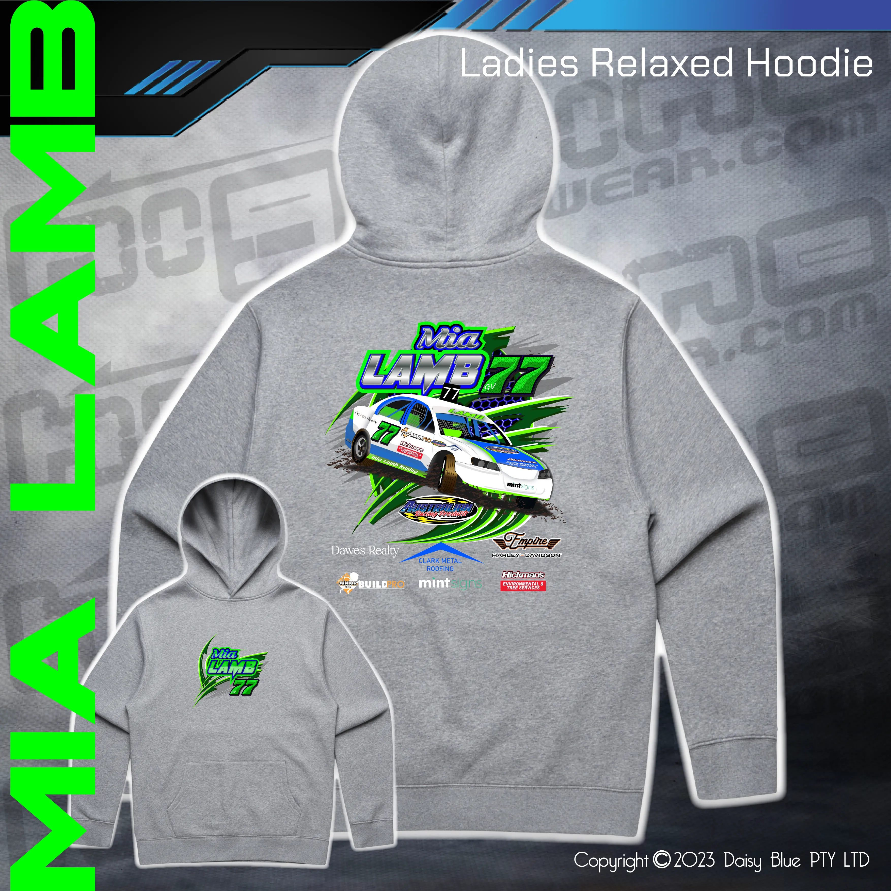 Relaxed Hoodie - Mia Lamb