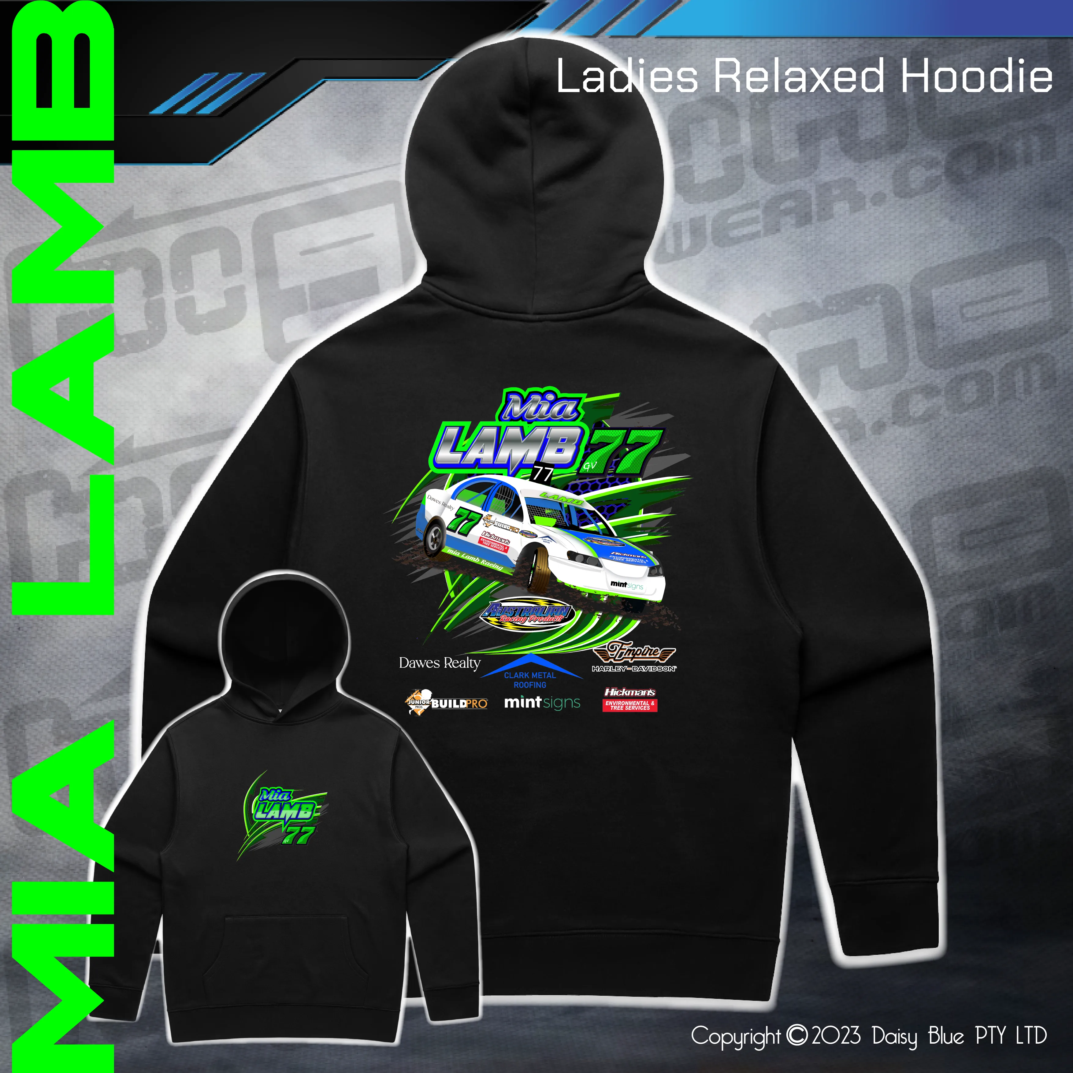 Relaxed Hoodie - Mia Lamb