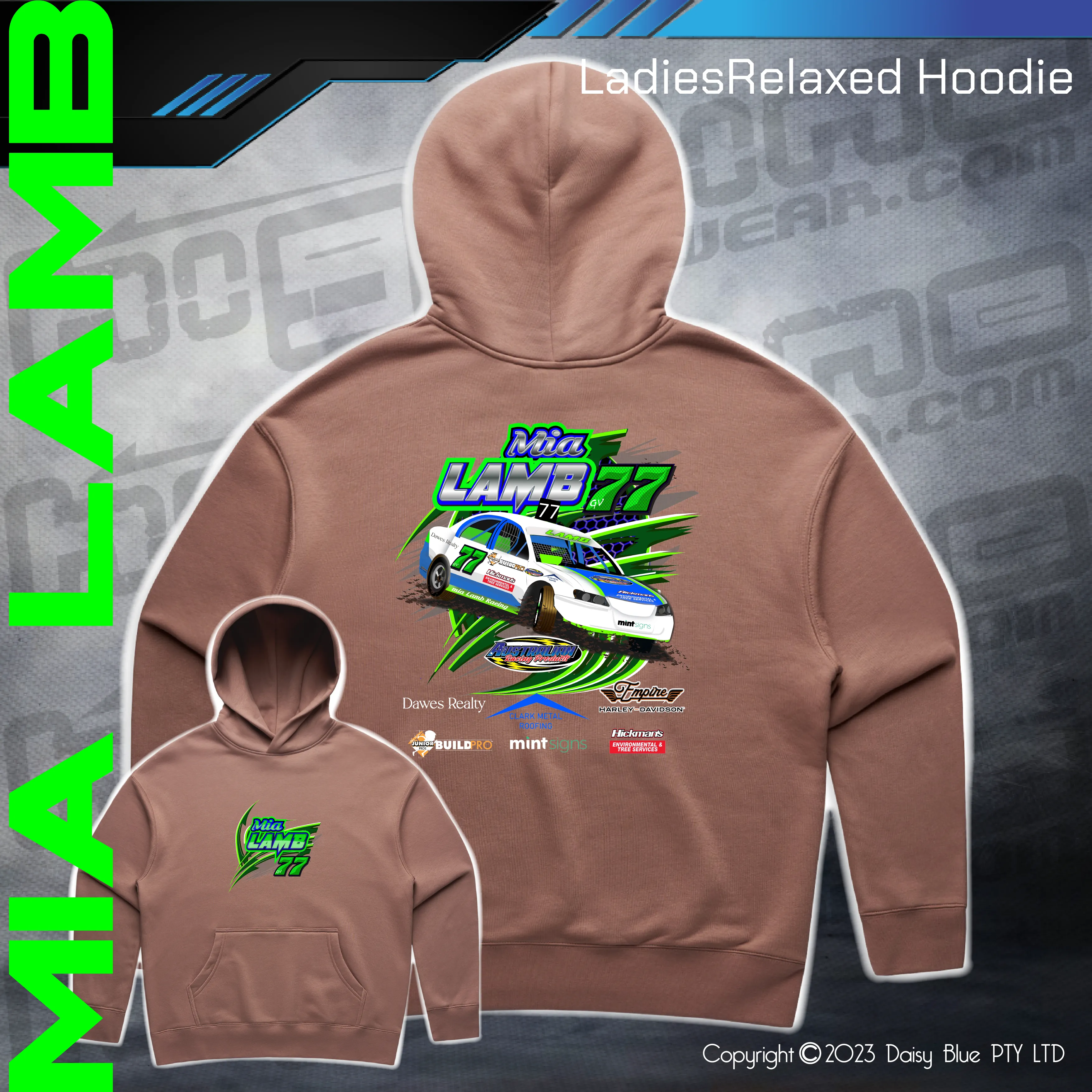 Relaxed Hoodie - Mia Lamb