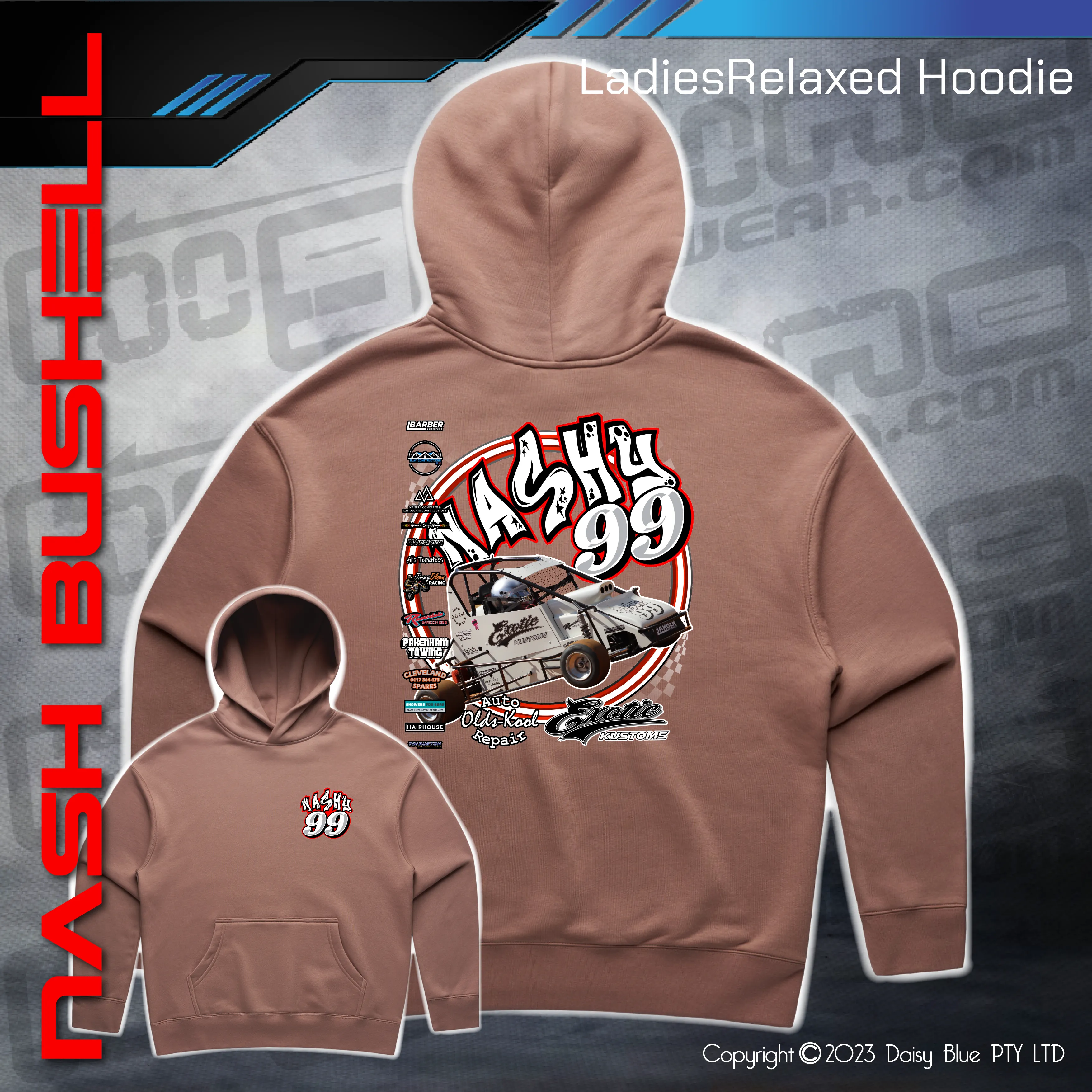 Relaxed Hoodie -  Olivia Shoobert