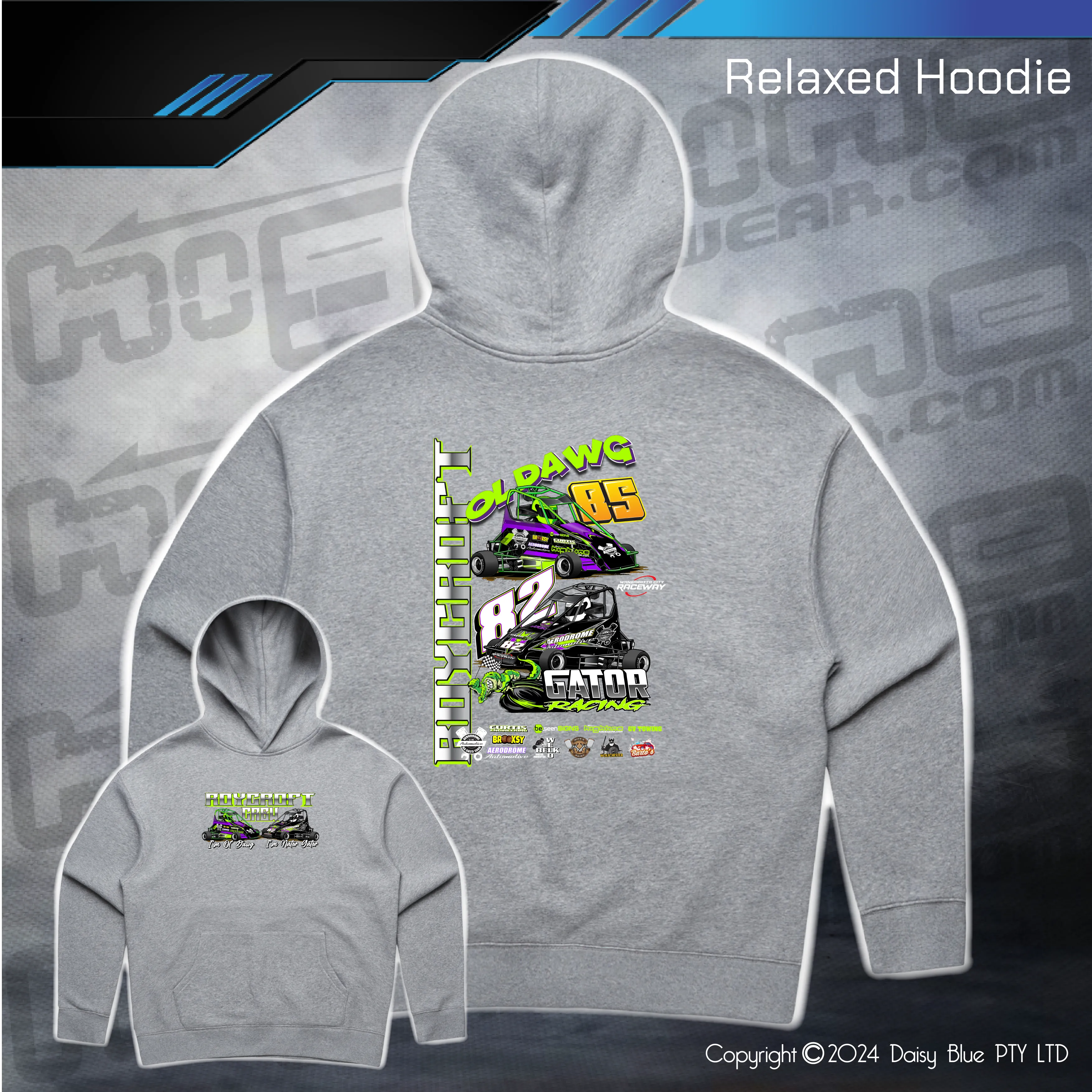 Relaxed Hoodie - Roycroft Brothers