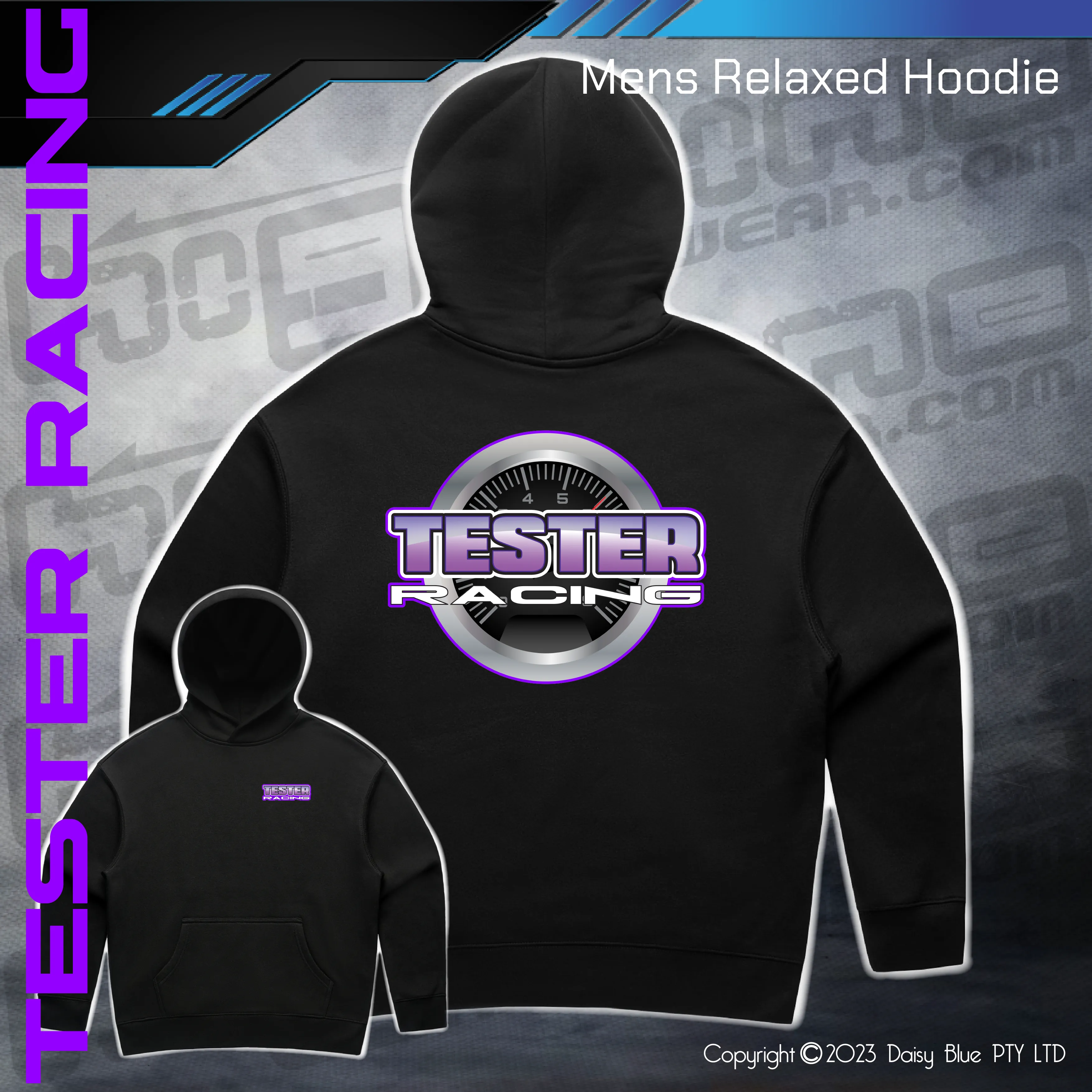 Relaxed Hoodie - Tester Racing
