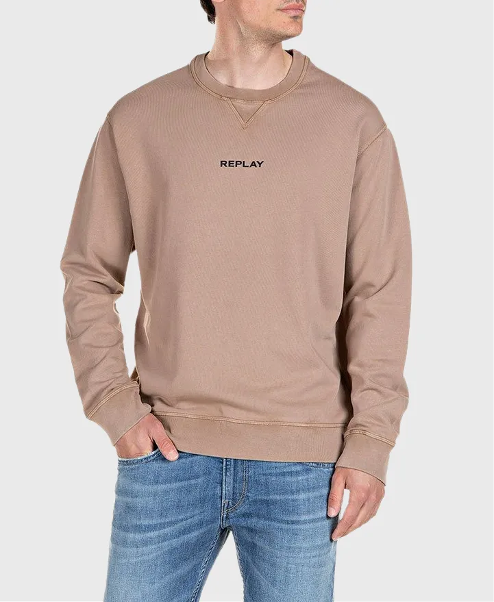 Replay M6058 Sweatshirt Tan