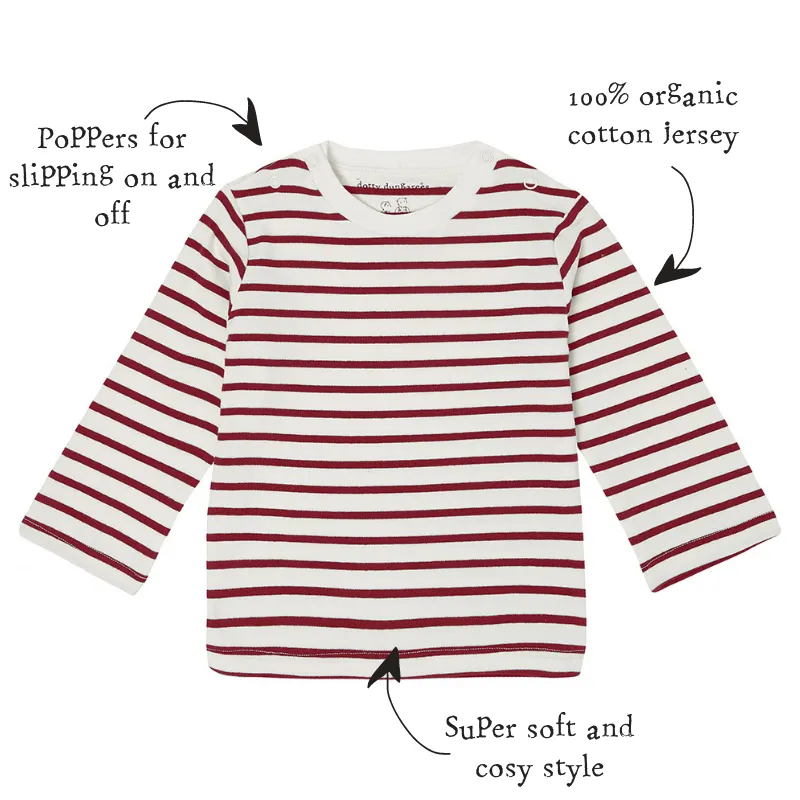 Robin Red Breton Stripe Top