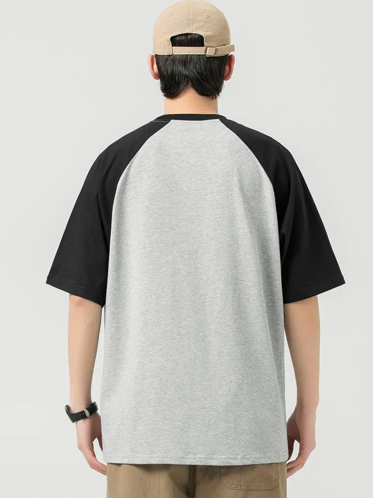 Round Neck Text Print T-shirt