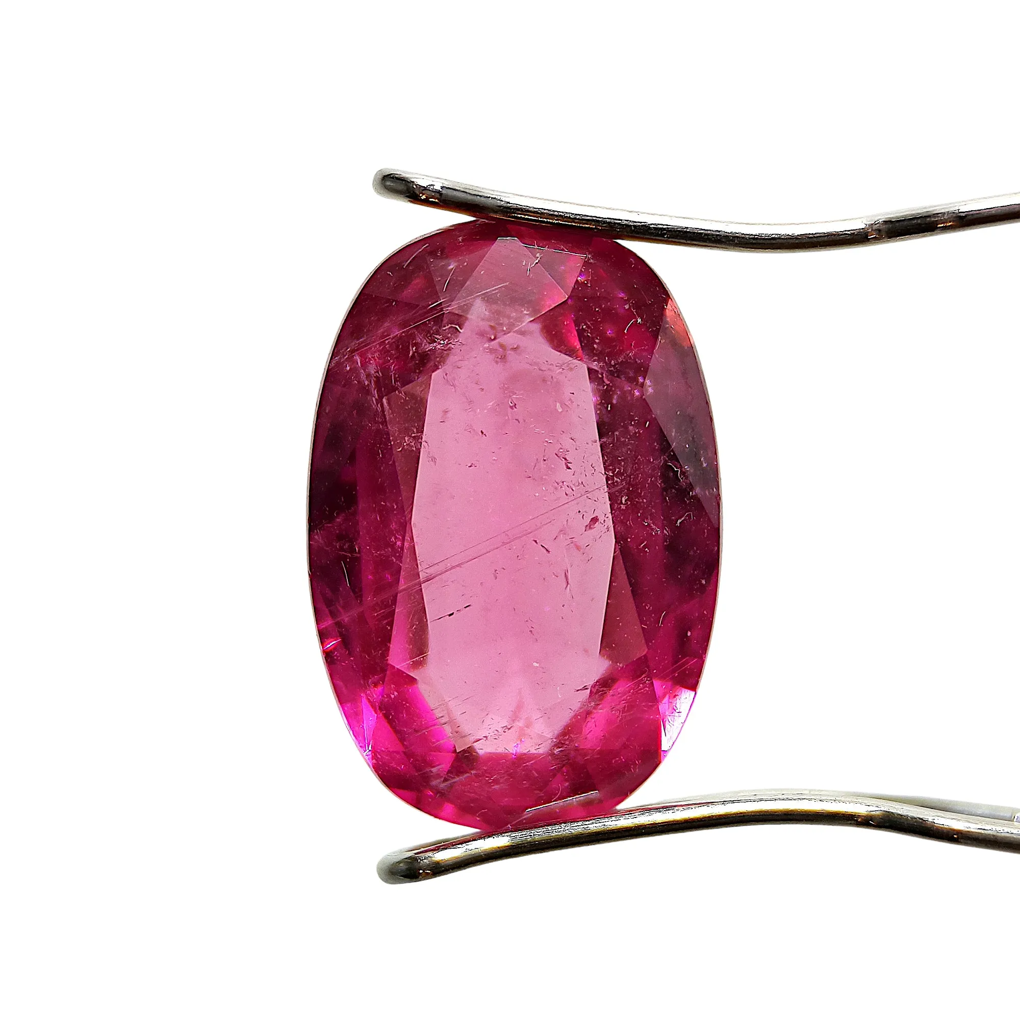 Rubellite Tourmaline, 3.42ct Rectangular Cushion Cut