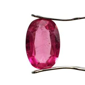 Rubellite Tourmaline, 3.42ct Rectangular Cushion Cut
