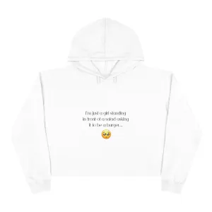 Salad Girl Crop Hoodie
