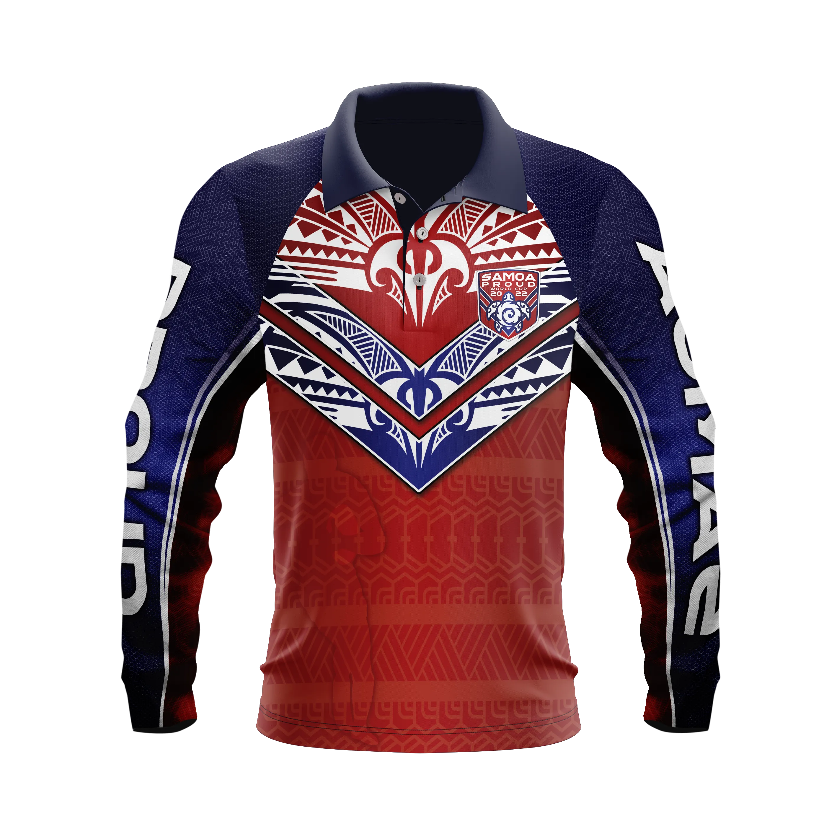 Samoa Proud NRL WC2022 Polo Shirt