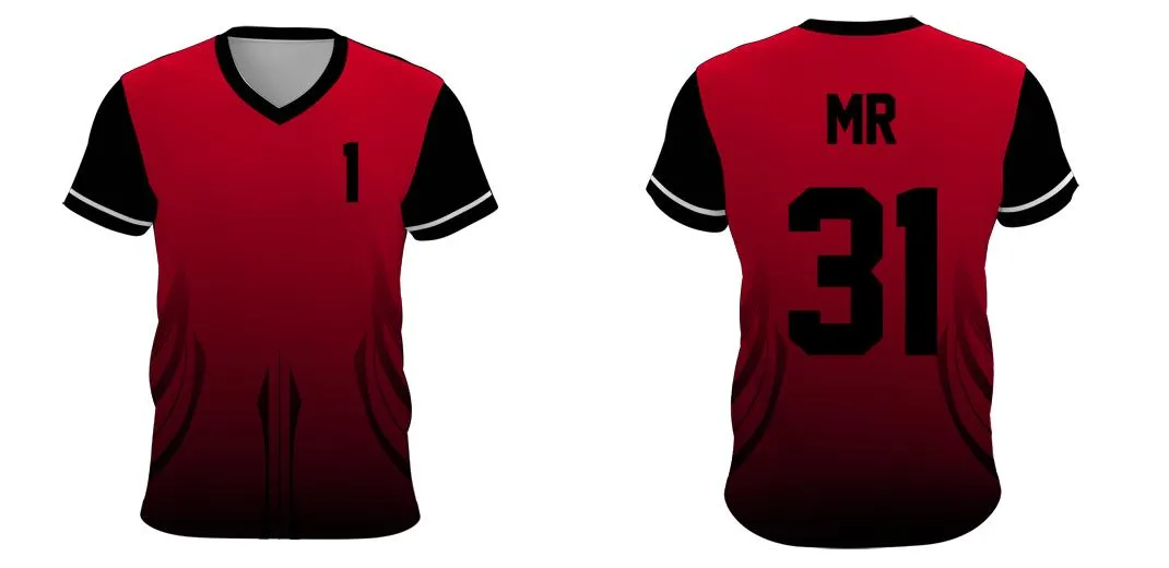 SAMURAI V Neck Warmup Shirt Design Your Own