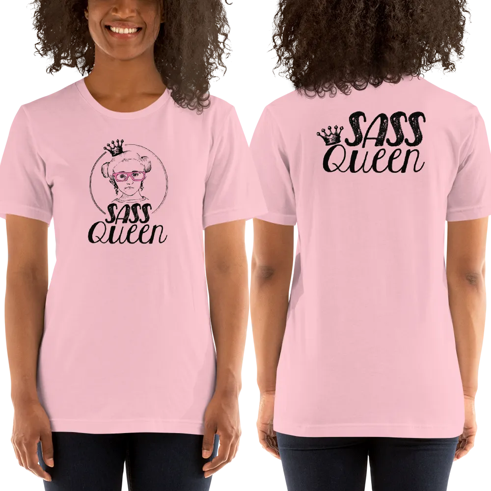 Sass Queen Front/Back (Esperanza - Raising Dion) Unisex Light Color Shirts