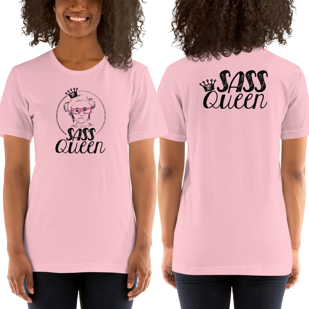 Sass Queen Front/Back (Esperanza - Raising Dion) Unisex Light Color Shirts