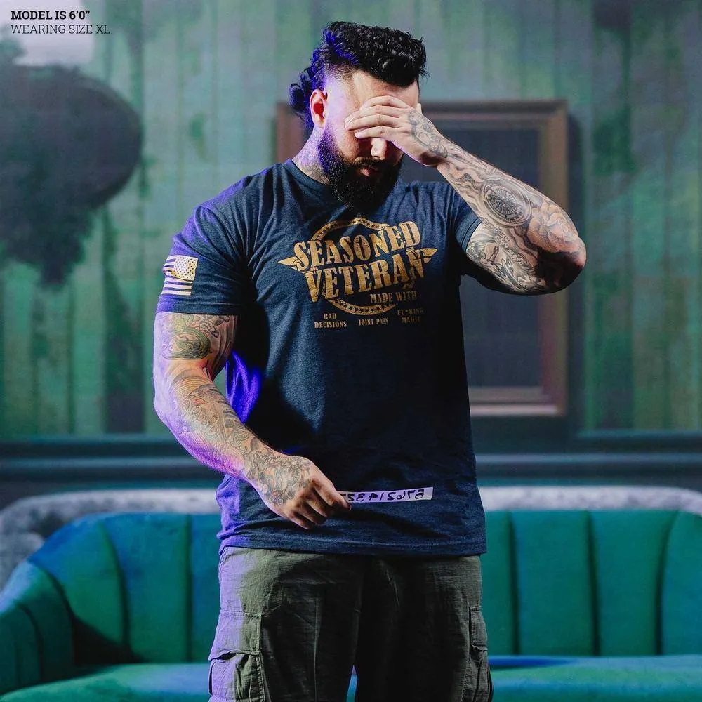 Seasoned Veteran T-Shirt - Midnight Navy