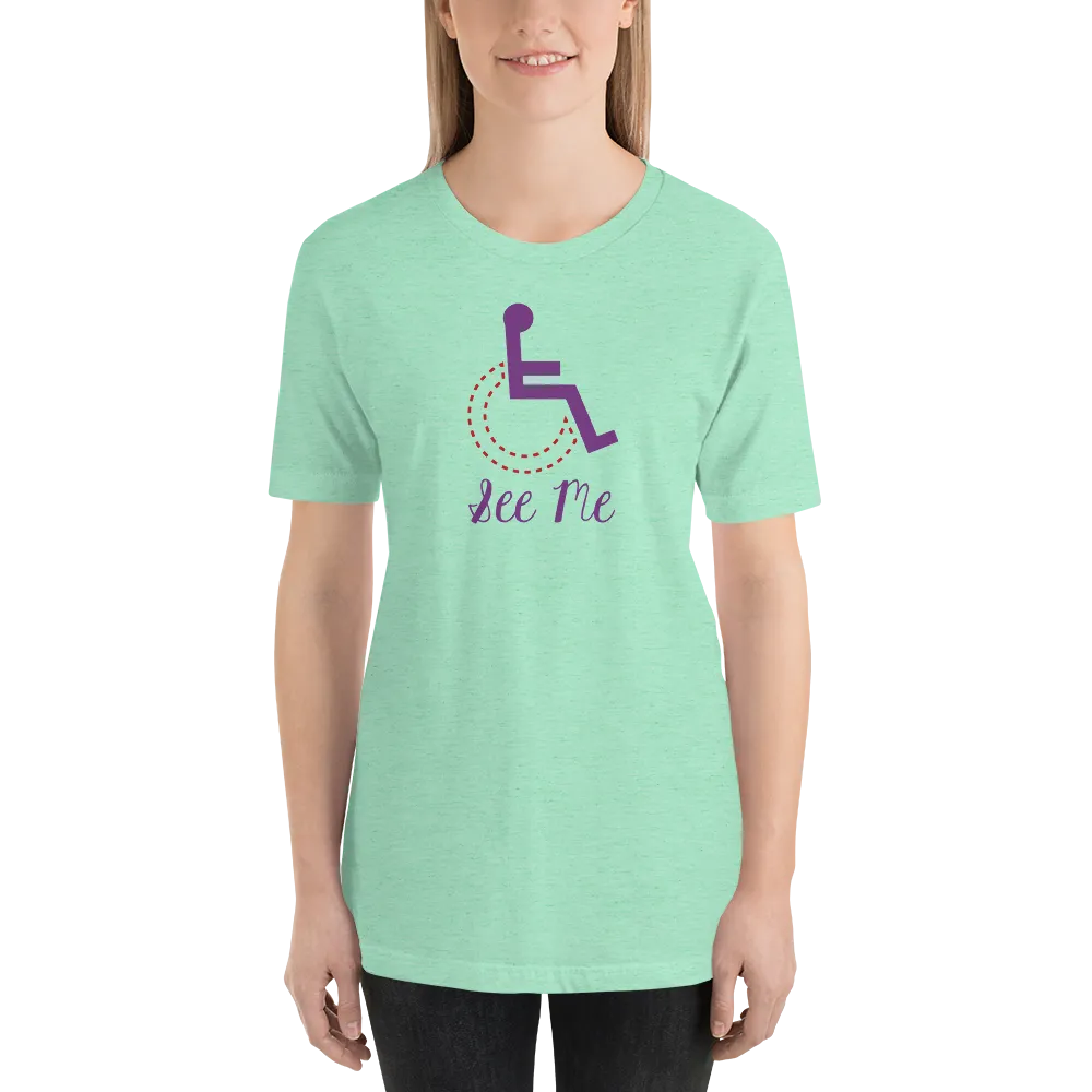 See Me (Not My Disability) Women's Light Color Shirts