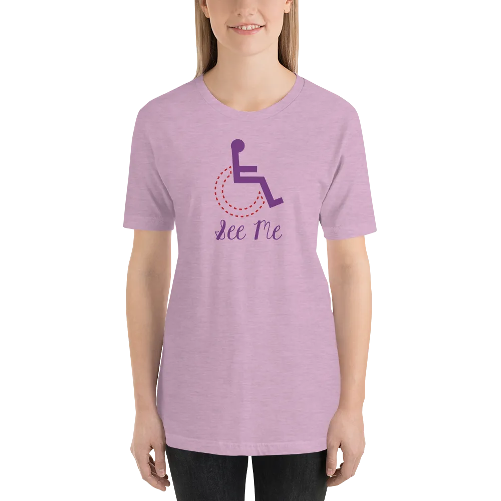 See Me (Not My Disability) Women's Light Color Shirts