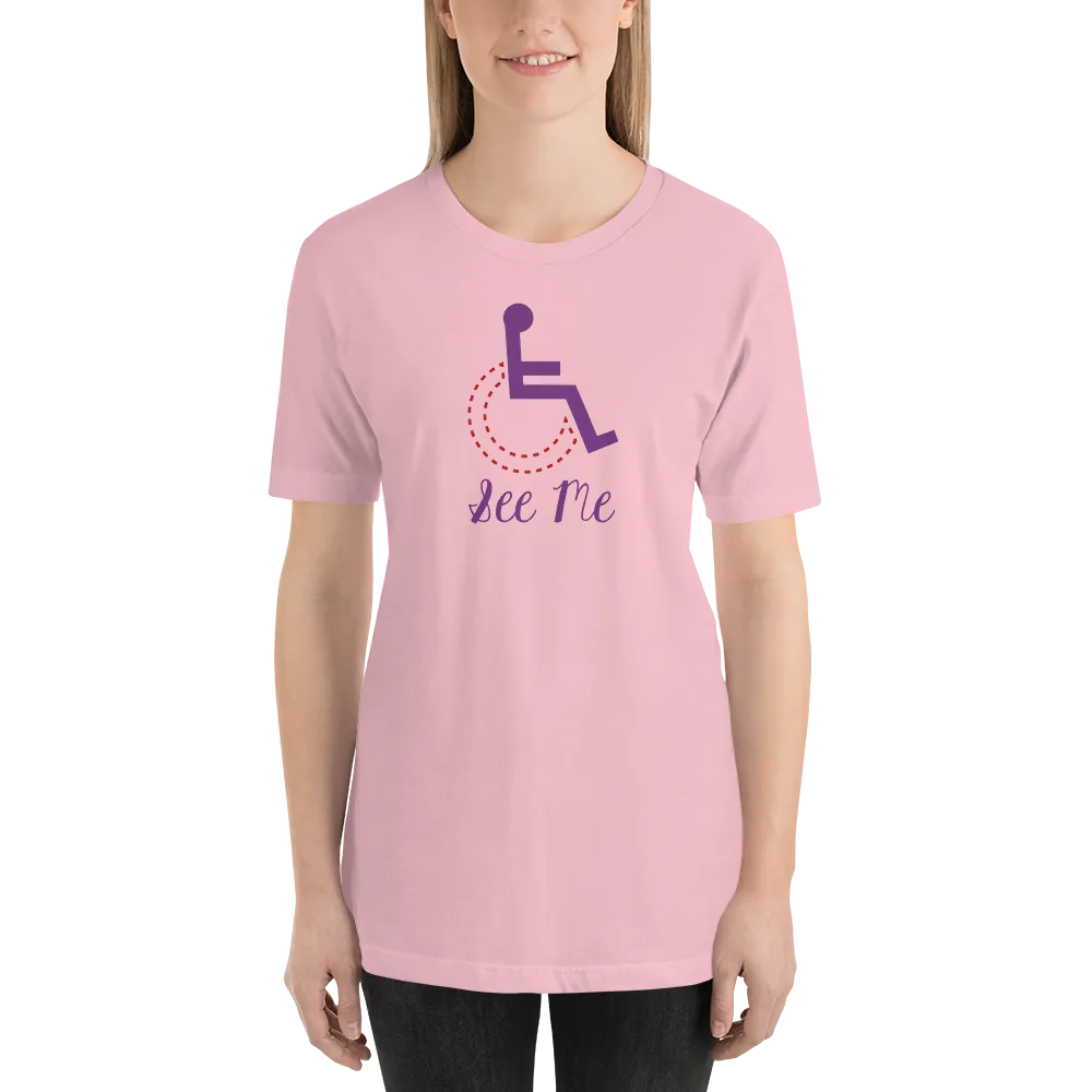See Me (Not My Disability) Women's Light Color Shirts