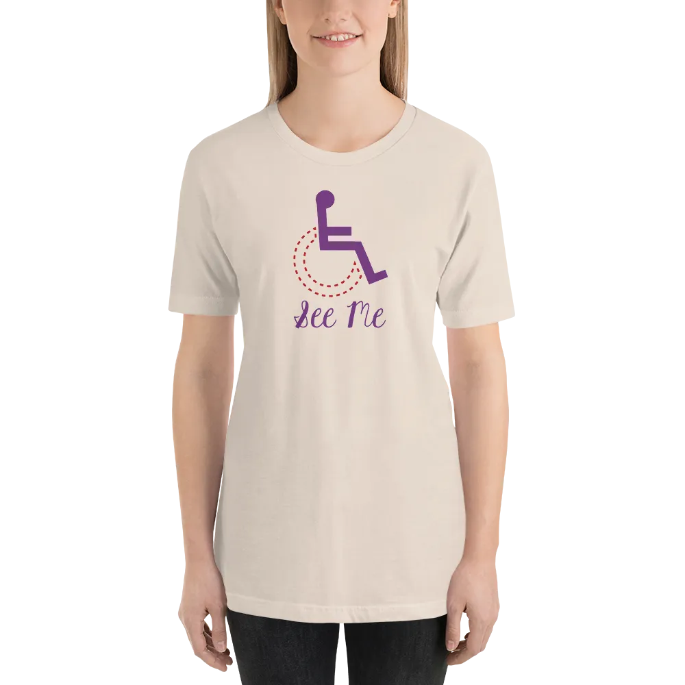 See Me (Not My Disability) Women's Light Color Shirts