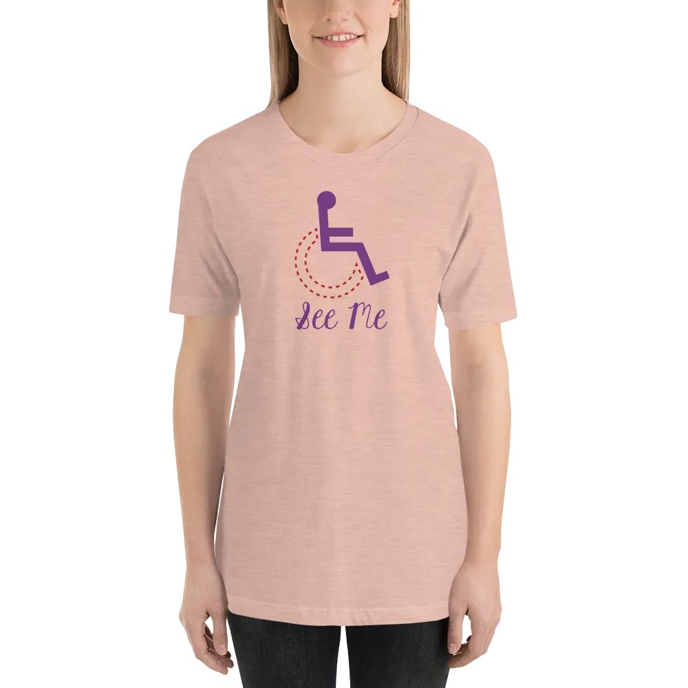 See Me (Not My Disability) Women's Light Color Shirts