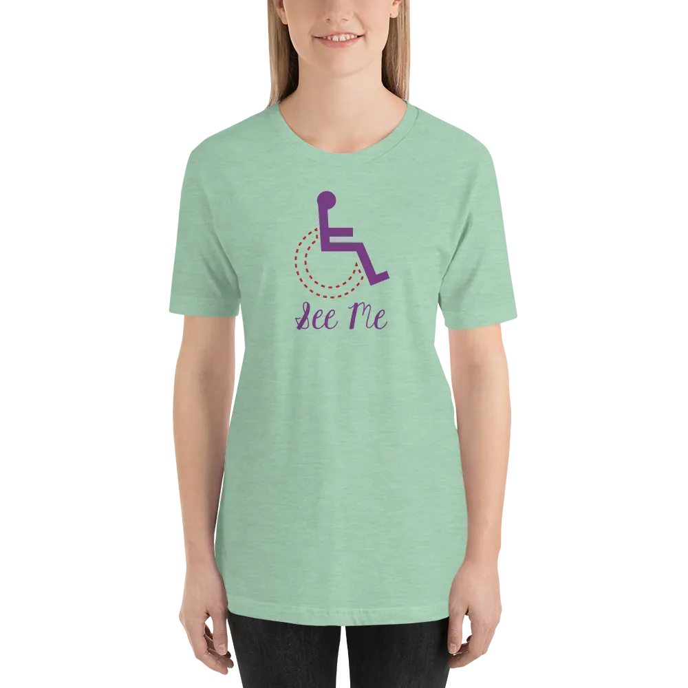 See Me (Not My Disability) Women's Light Color Shirts