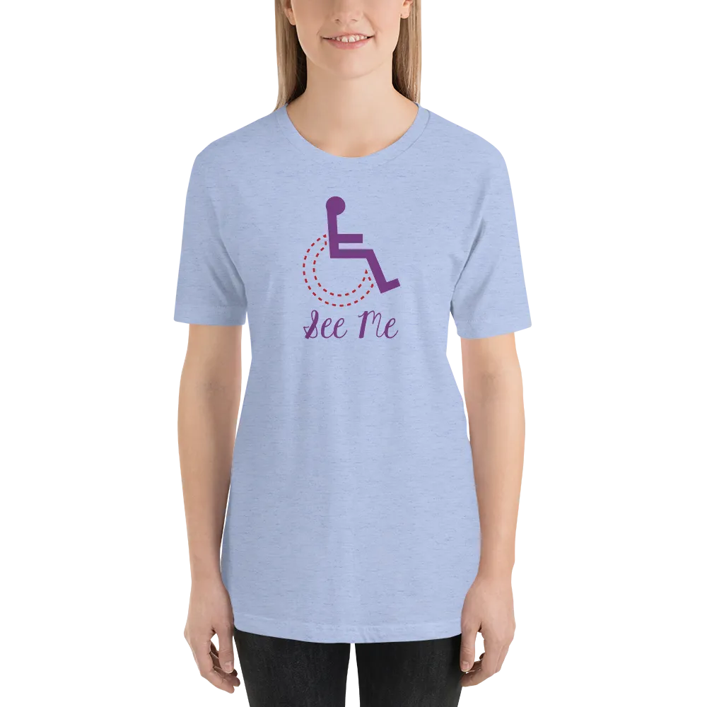 See Me (Not My Disability) Women's Light Color Shirts