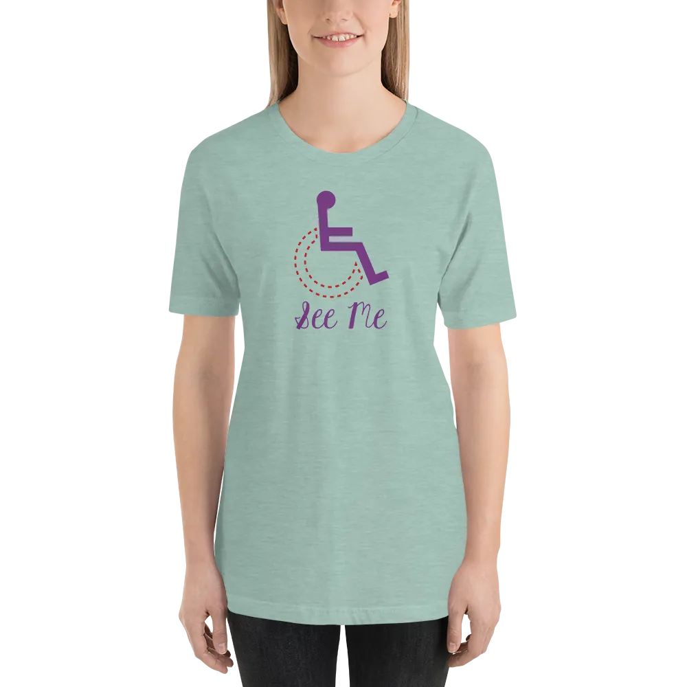 See Me (Not My Disability) Women's Light Color Shirts