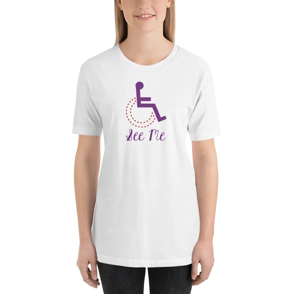 See Me (Not My Disability) Women's Light Color Shirts