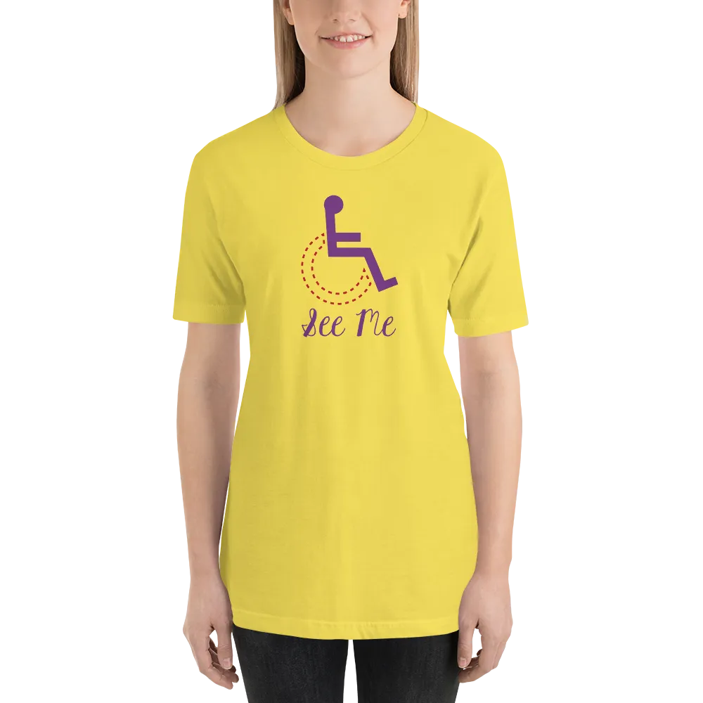 See Me (Not My Disability) Women's Light Color Shirts
