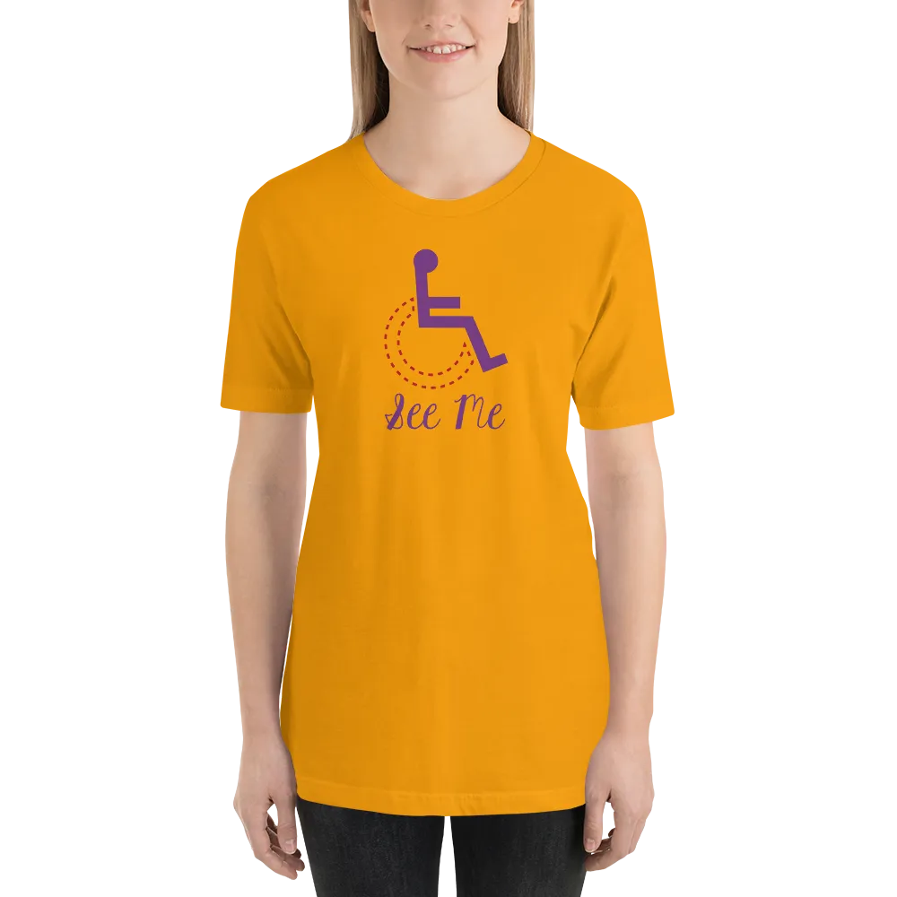 See Me (Not My Disability) Women's Light Color Shirts