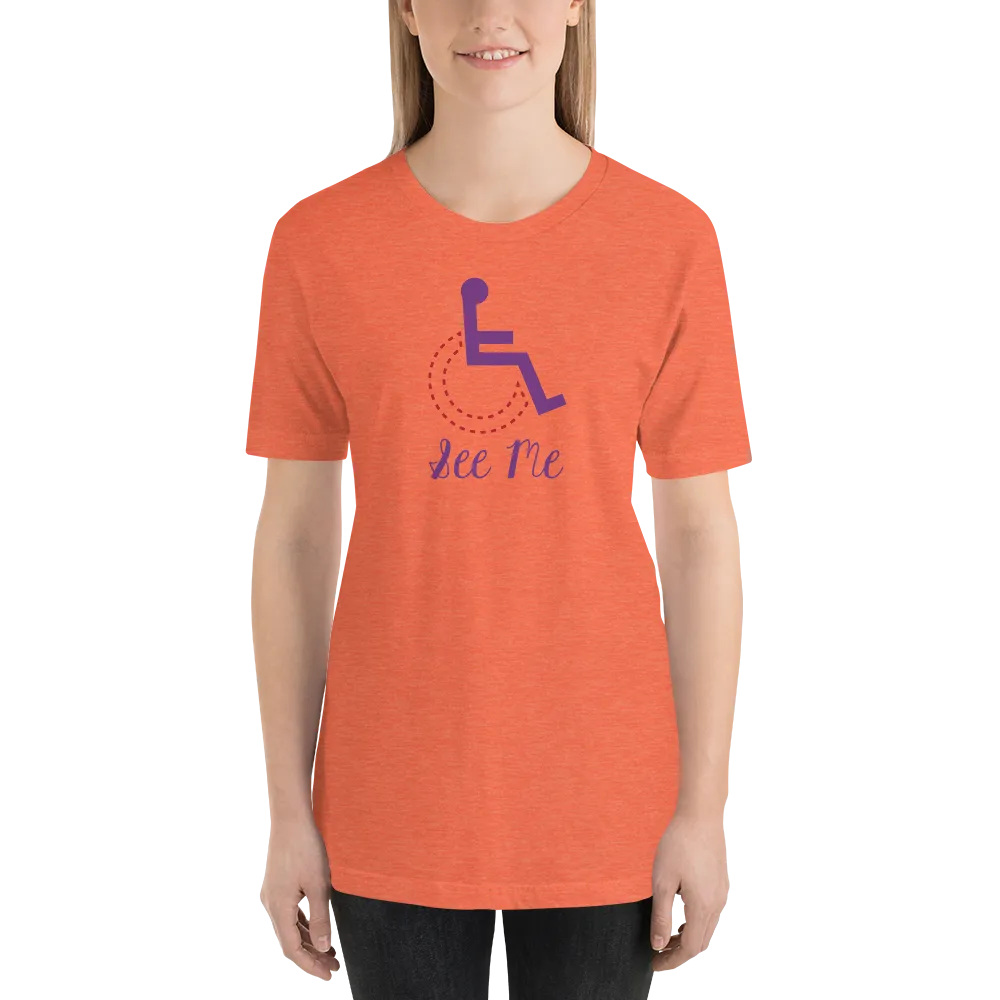 See Me (Not My Disability) Women's Light Color Shirts
