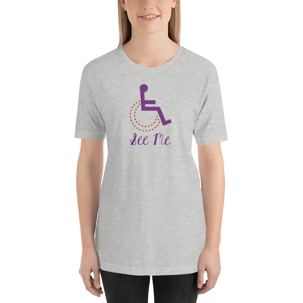 See Me (Not My Disability) Women's Light Color Shirts