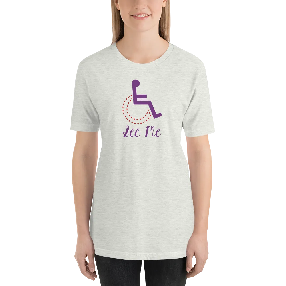 See Me (Not My Disability) Women's Light Color Shirts