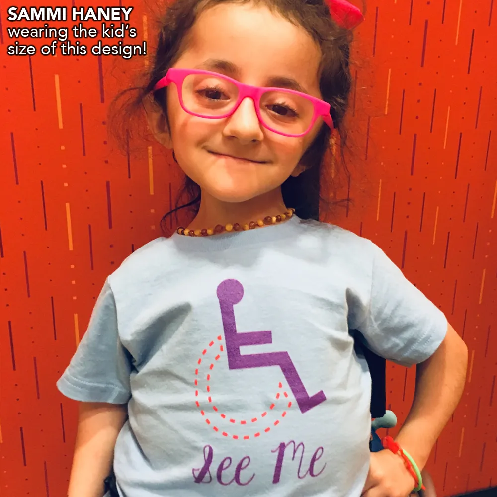 See Me (Not My Disability) Women's Light Color Shirts