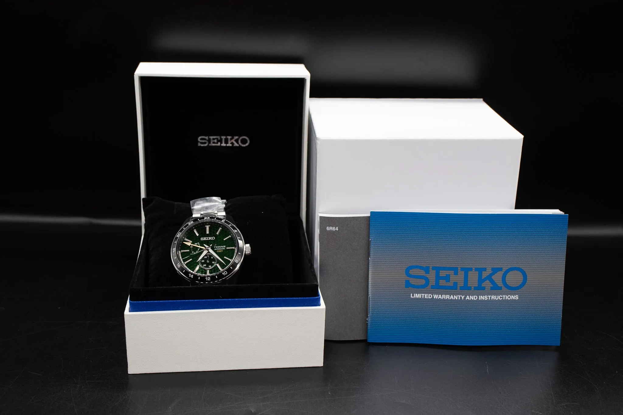 Seiko Presage Sharp Edge SPB219J1 Green Dial