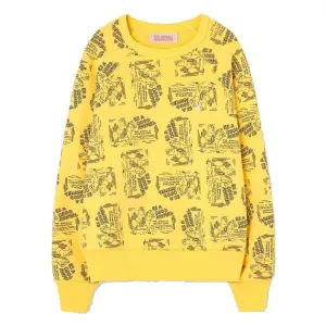 Shark Kids Sweatshirt Yellow