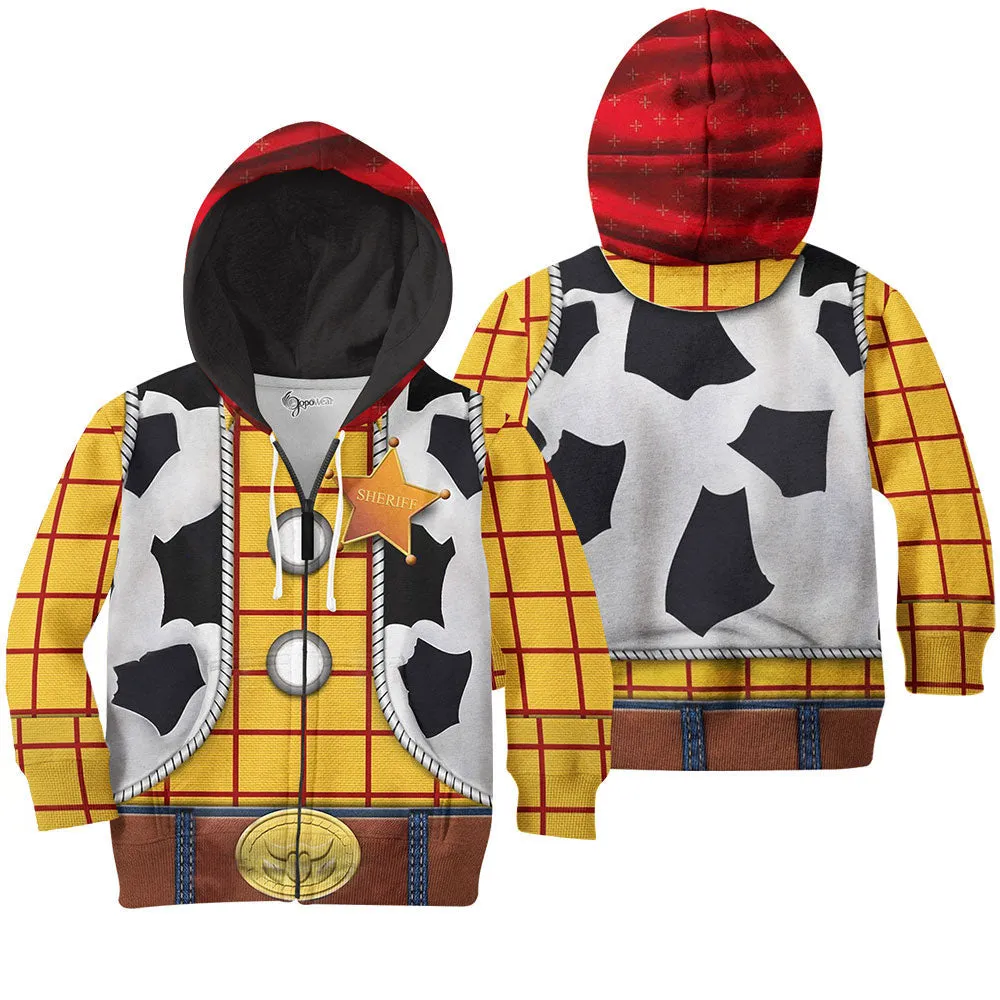 Sheriff 3D Shirts For Kids Hoodie