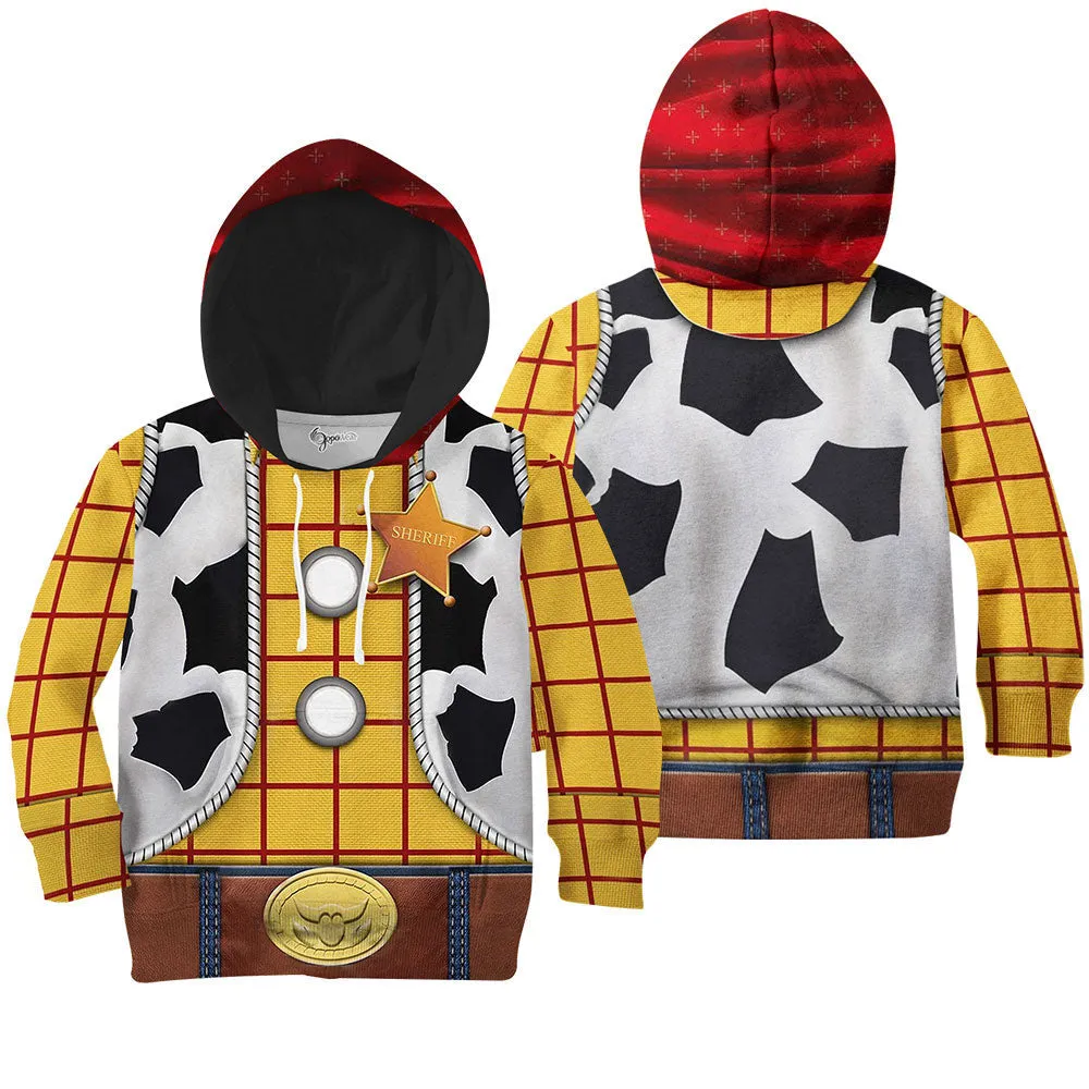 Sheriff 3D Shirts For Kids Hoodie