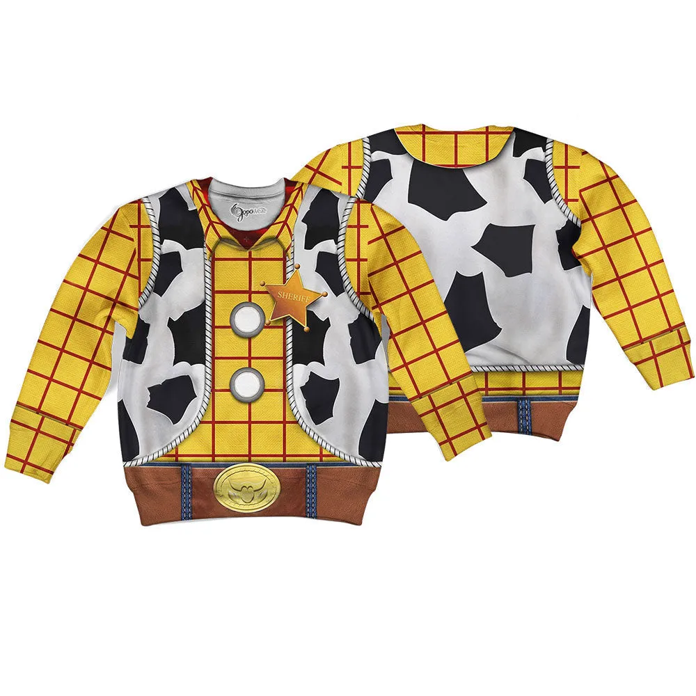 Sheriff 3D Shirts For Kids Hoodie