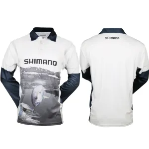 Shimano Coltsniper Kingfish Sublimated Shirt Blue White