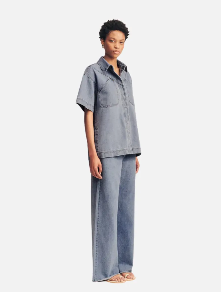 Short Sleeve Shirt - Mid Blue