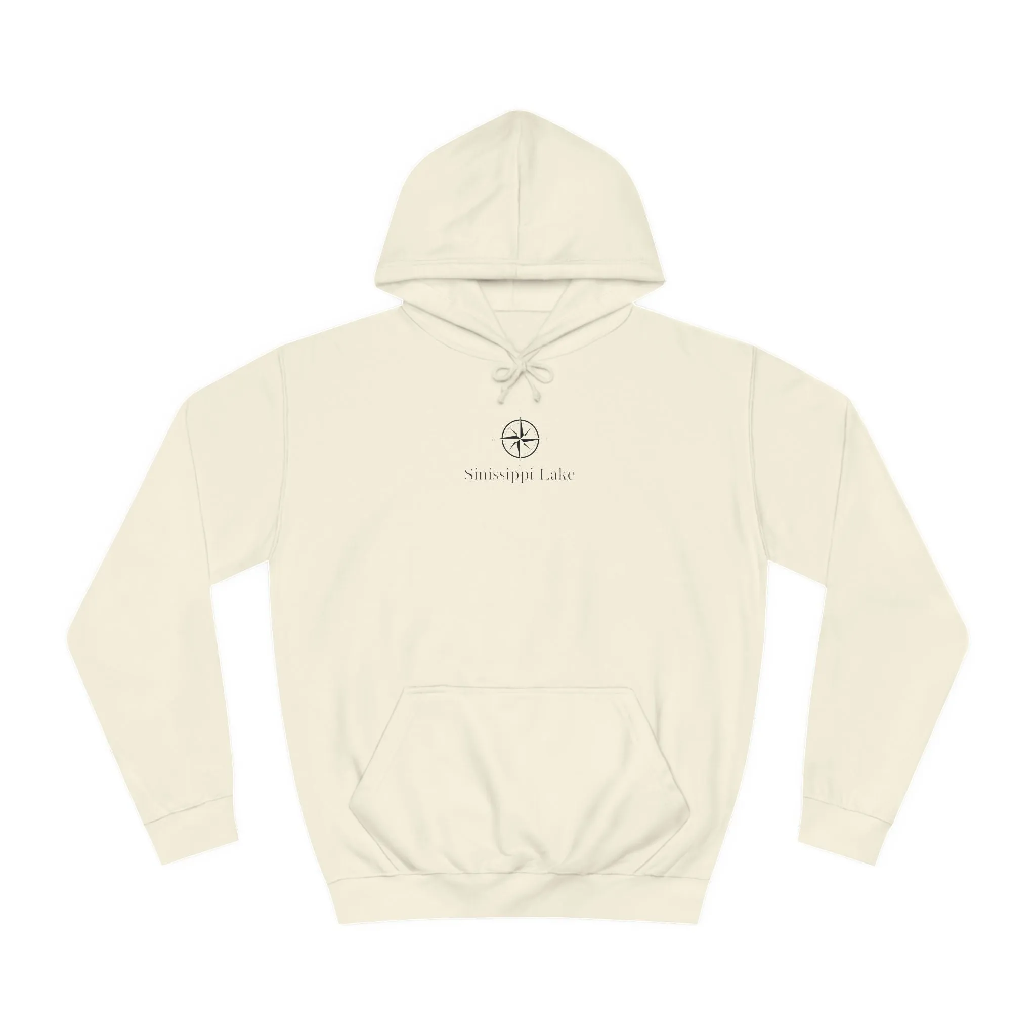 Sinissippi Lake Compass Rose Medium Weight Hoodie