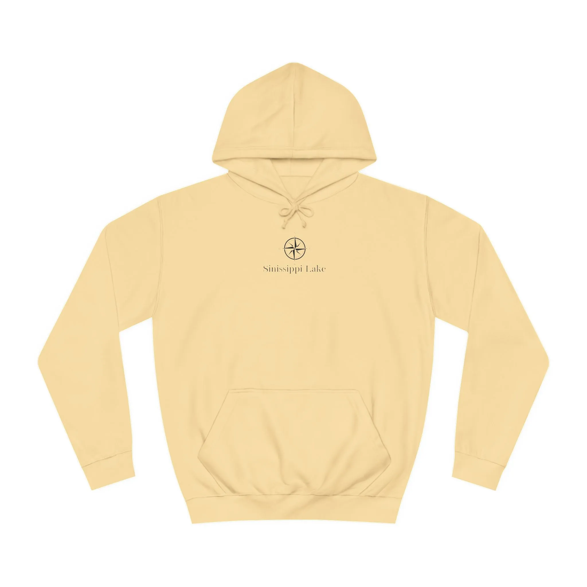 Sinissippi Lake Compass Rose Medium Weight Hoodie