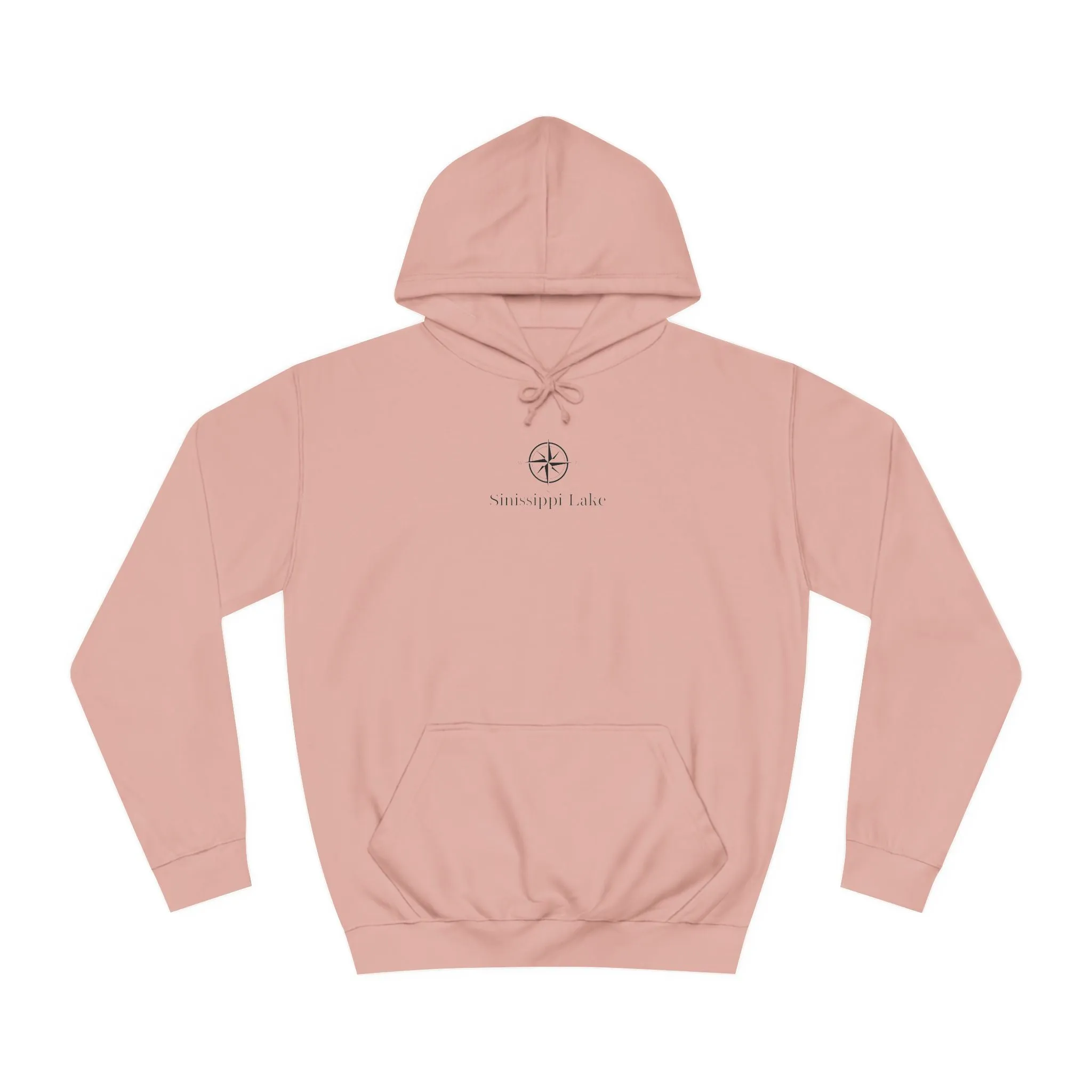 Sinissippi Lake Compass Rose Medium Weight Hoodie
