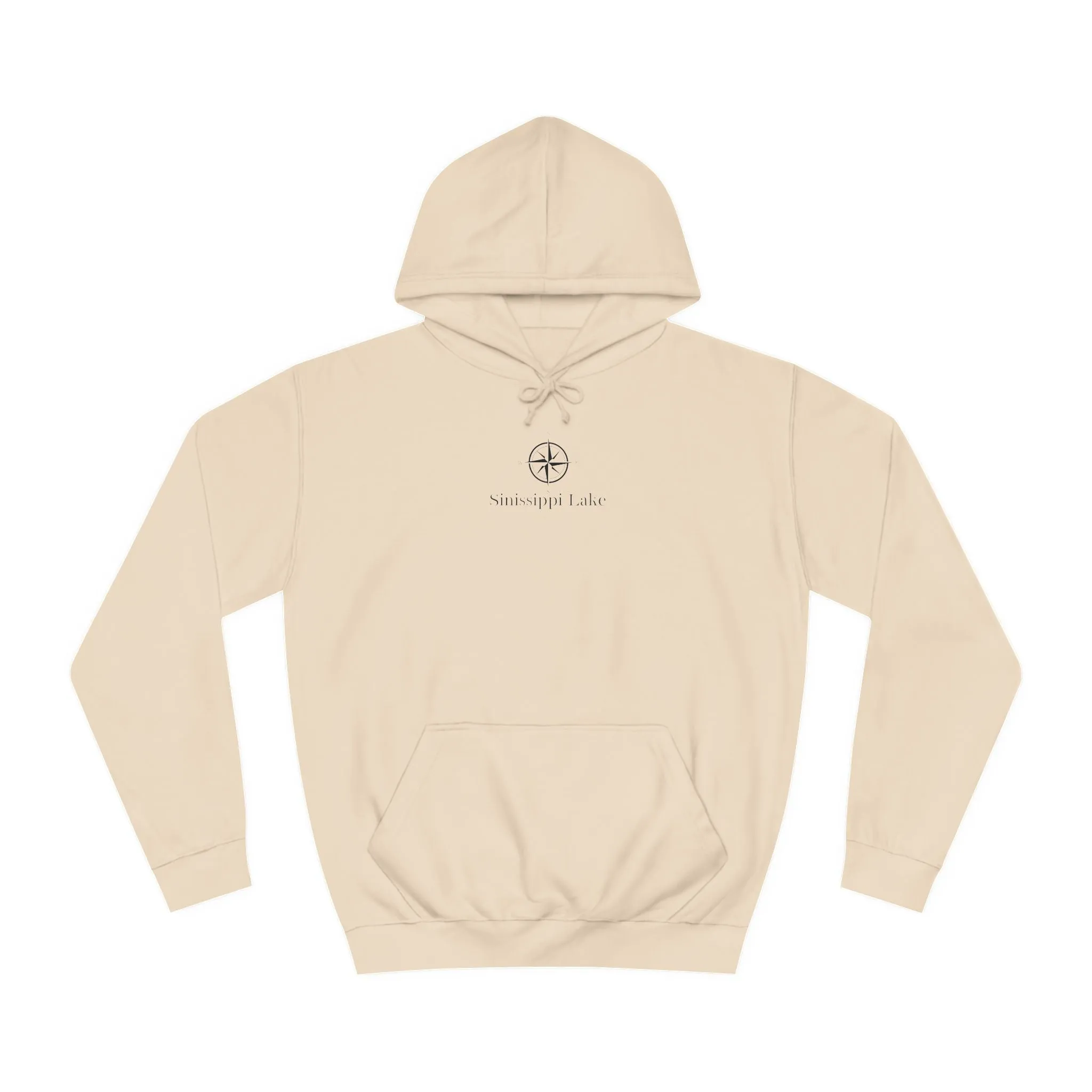 Sinissippi Lake Compass Rose Medium Weight Hoodie