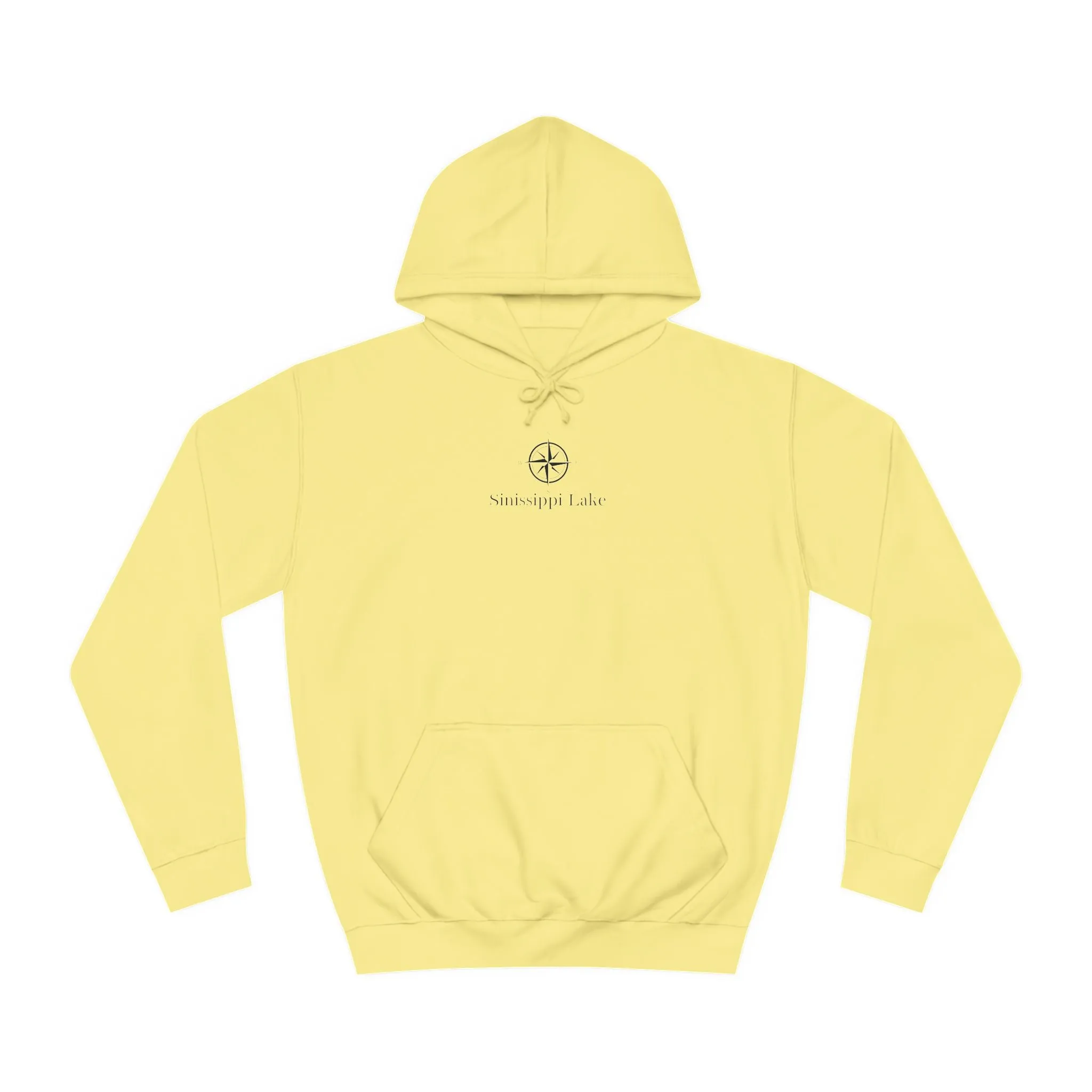 Sinissippi Lake Compass Rose Medium Weight Hoodie