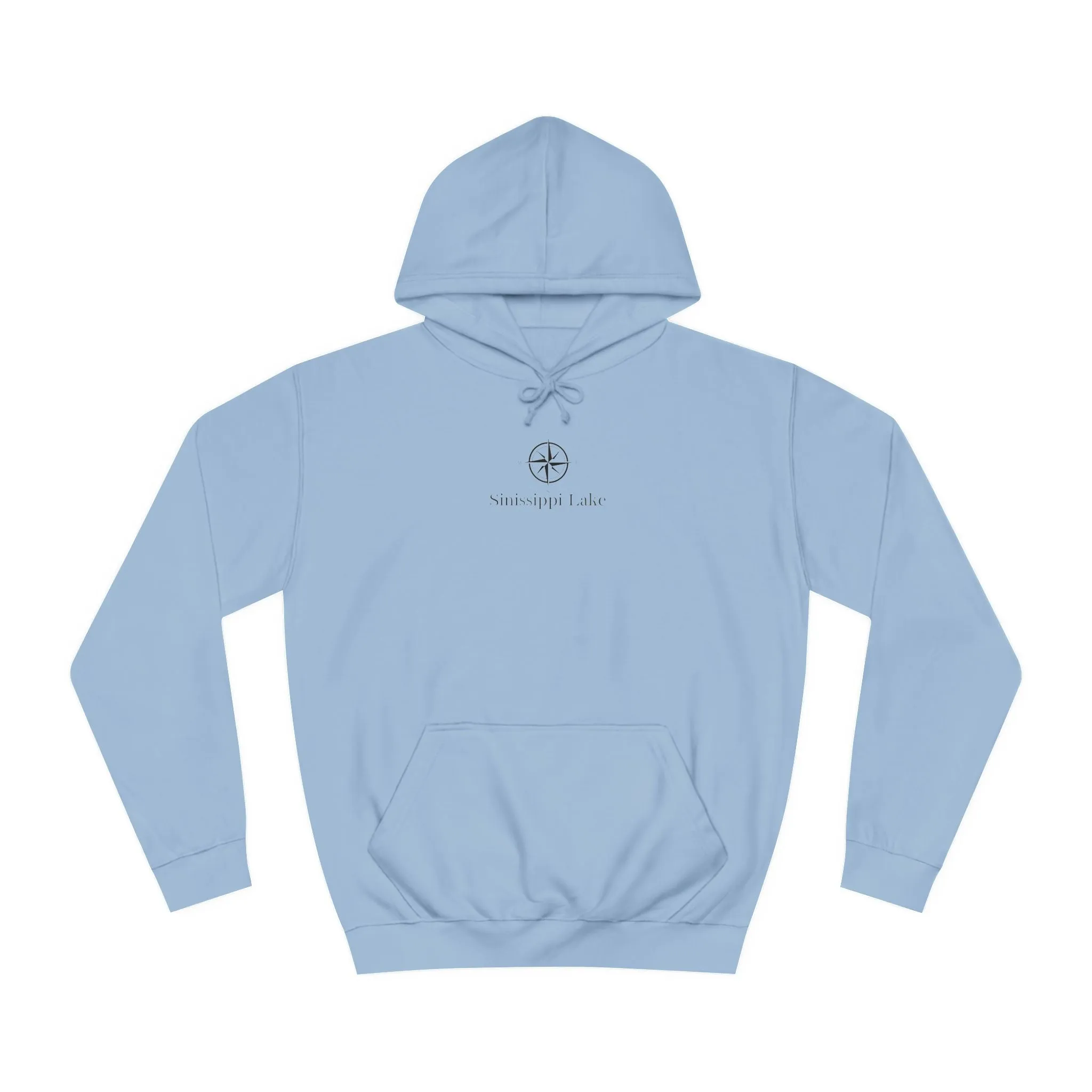 Sinissippi Lake Compass Rose Medium Weight Hoodie
