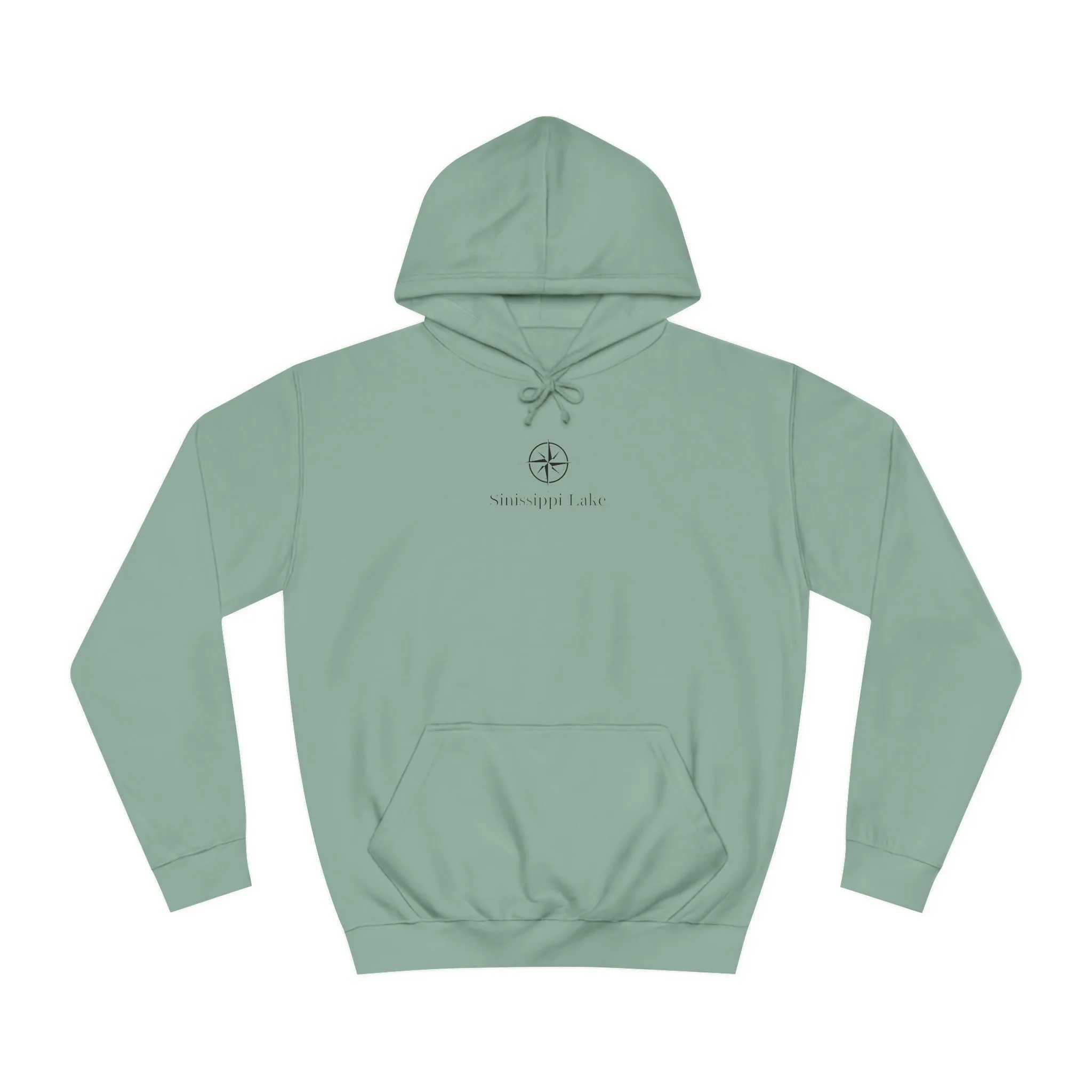 Sinissippi Lake Compass Rose Medium Weight Hoodie
