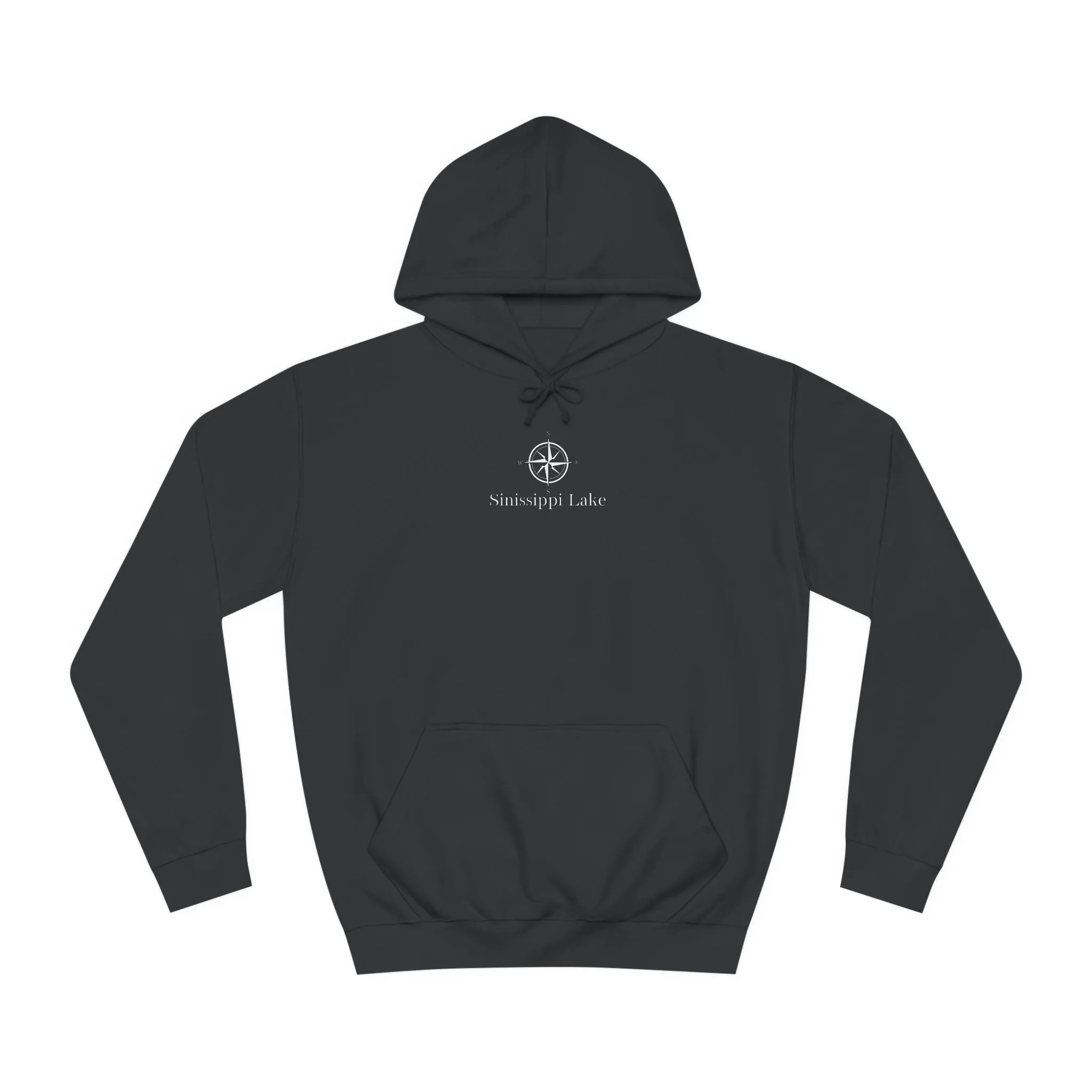 Sinissippi Lake Compass Rose Medium Weight Hoodie