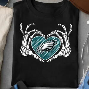 Skeleton Hand Heart Shirt - PLDPAEG