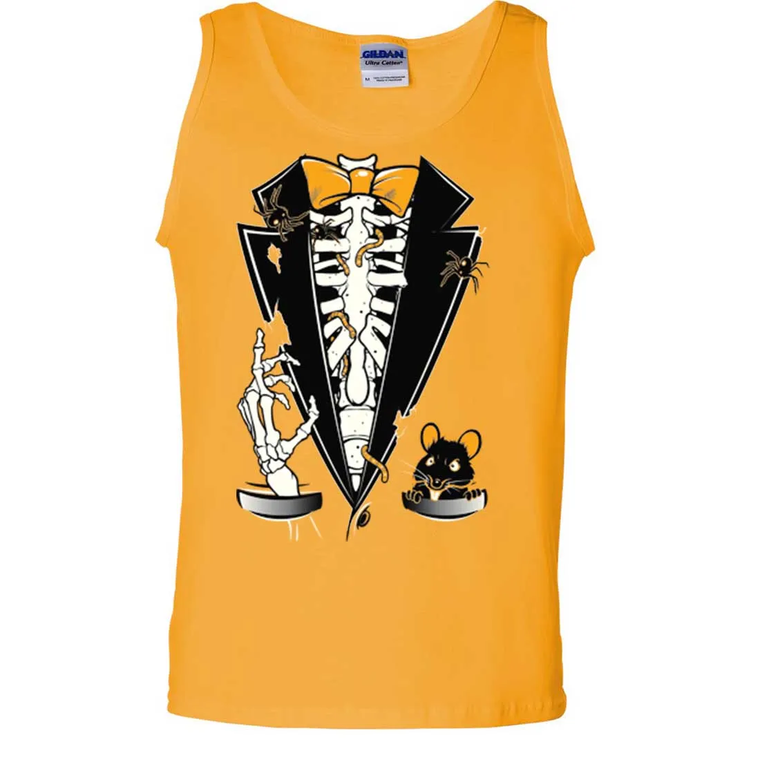 Skeleton Ribcage Tuxedo Asst Colors Tank Top