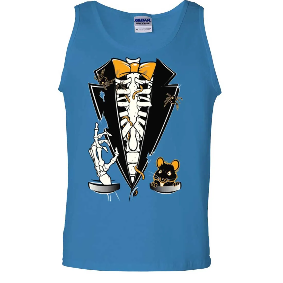 Skeleton Ribcage Tuxedo Asst Colors Tank Top
